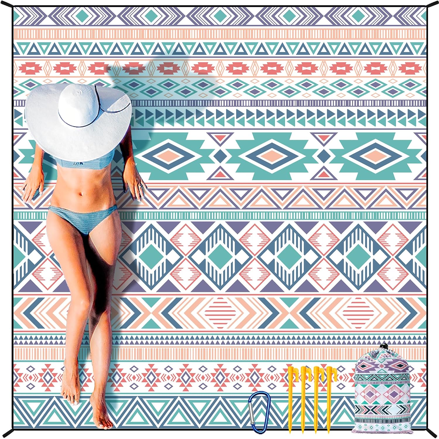 Extra Large Waterproof Beach Picnic Blanket
