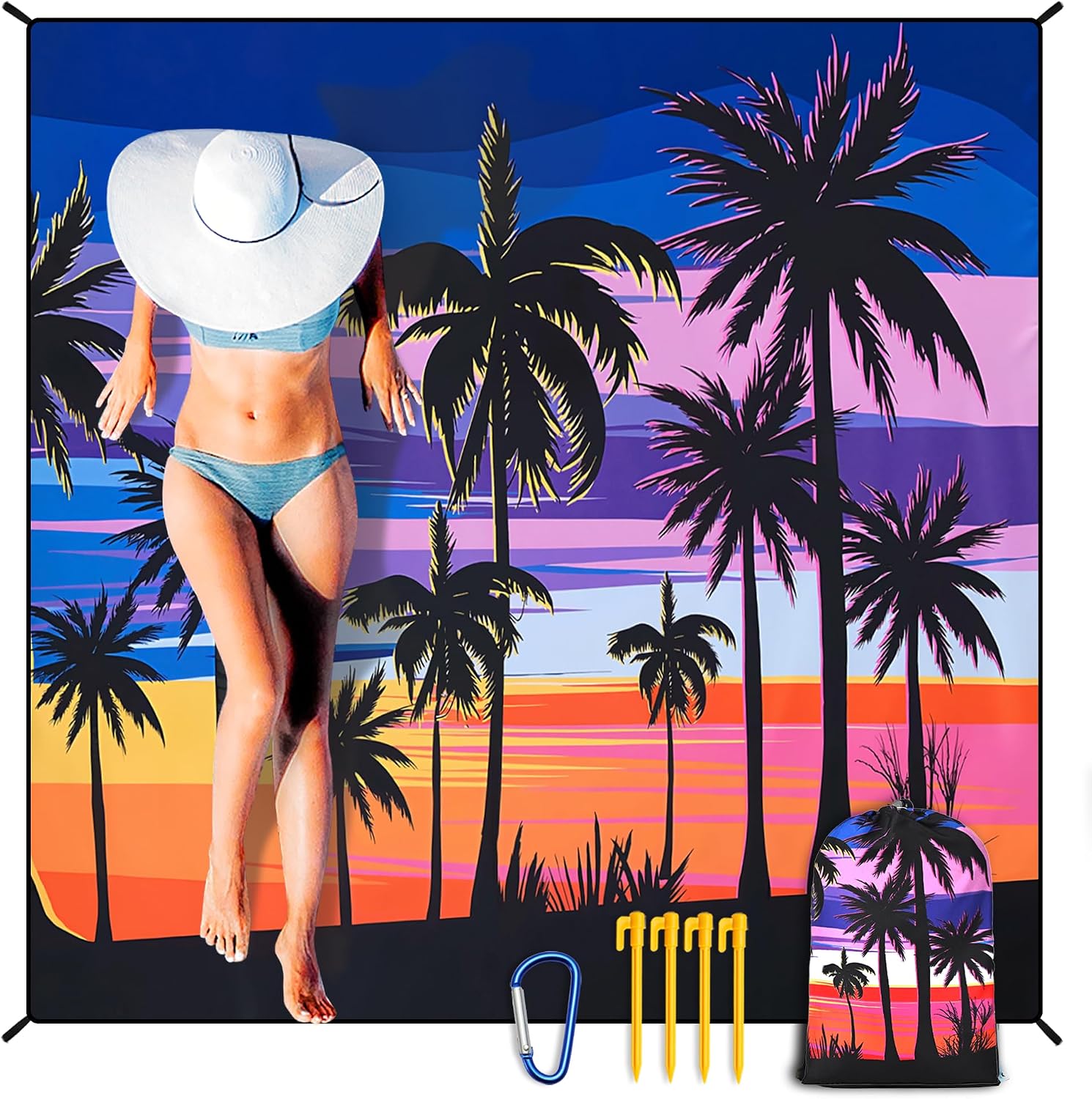 Extra Large Waterproof Beach Picnic Blanket
