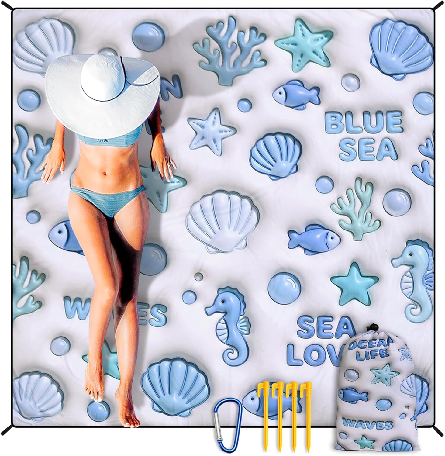 Extra Large Waterproof Beach Picnic Blanket