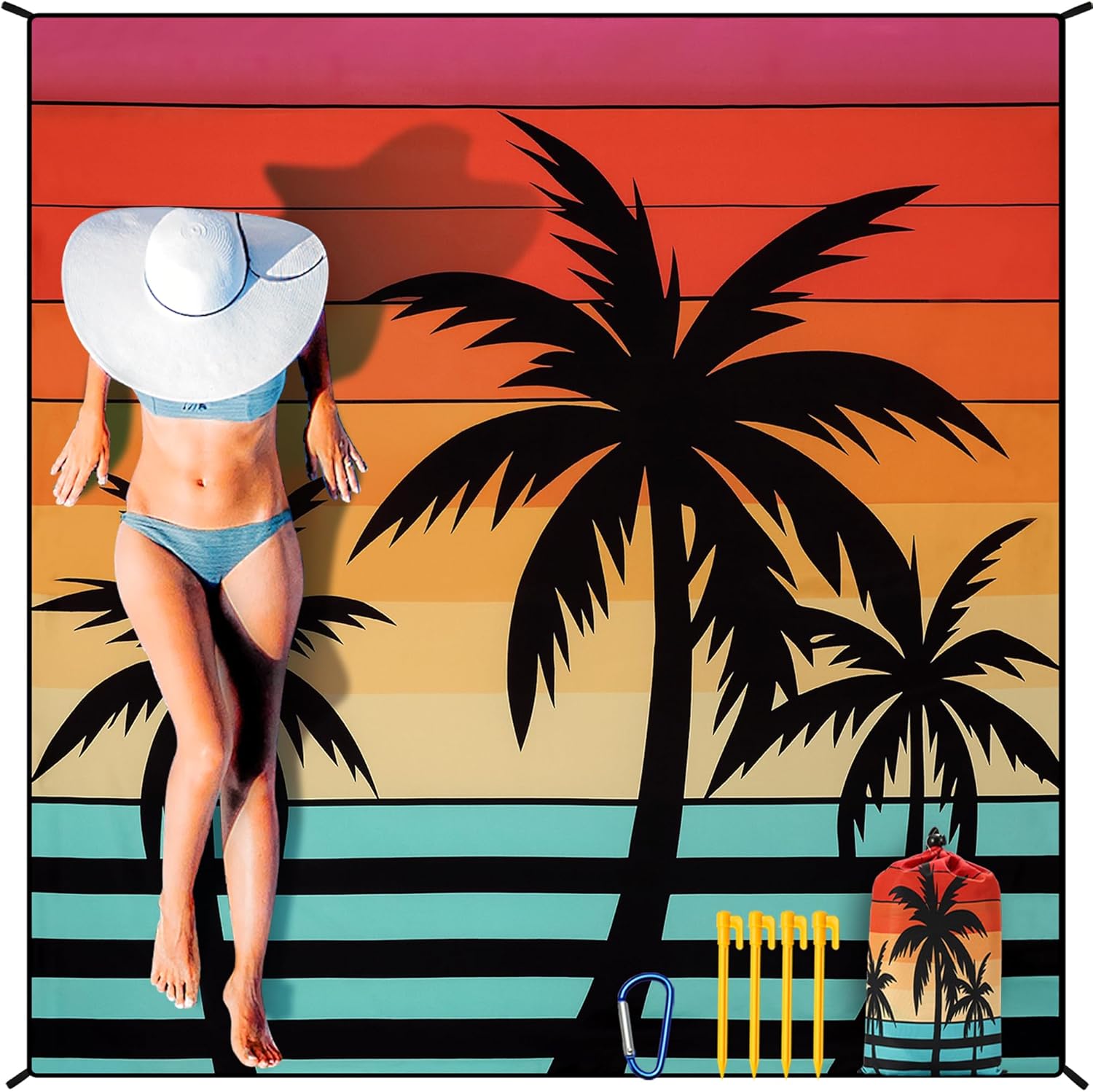 Extra Large Waterproof Beach Picnic Blanket