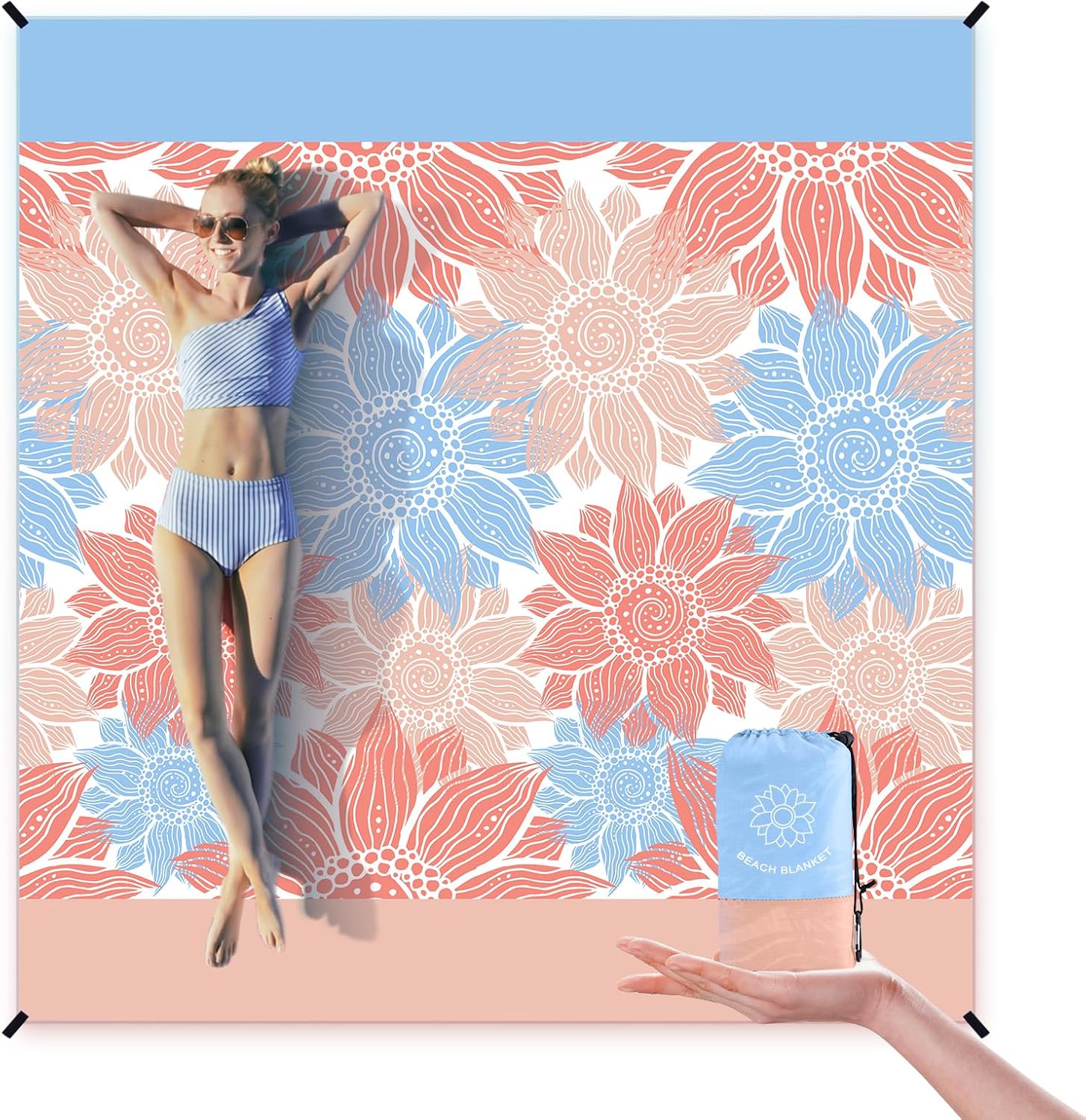 Extra Large Waterproof Beach Picnic Blanket